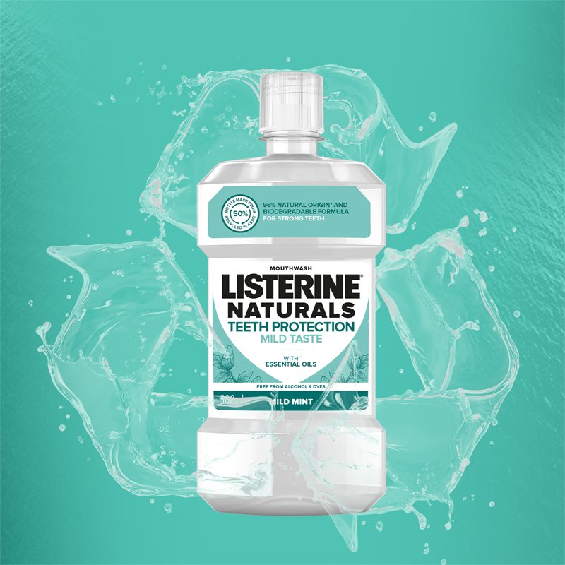 Listerine Naturals Teeth Protection Mouthwash 500 Ml