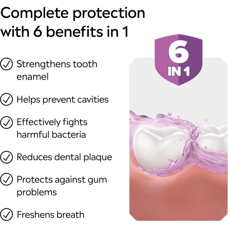 Listerine Total Care Extra Mild ústní voda 500 ml (obrázek 5)