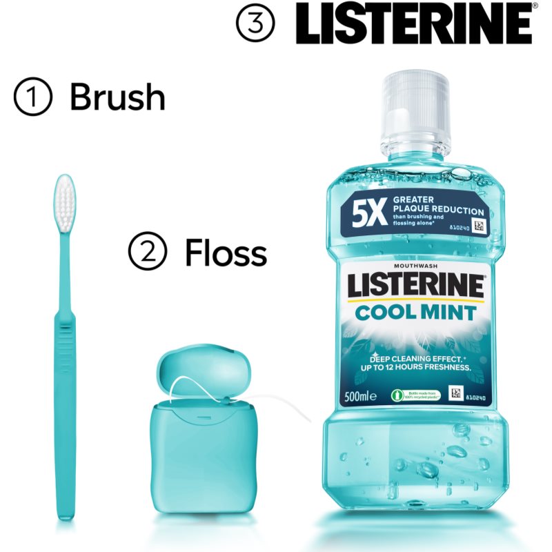 Listerine Cool Mint ústní voda pro svěží dech 500 ml (obrázek 7)