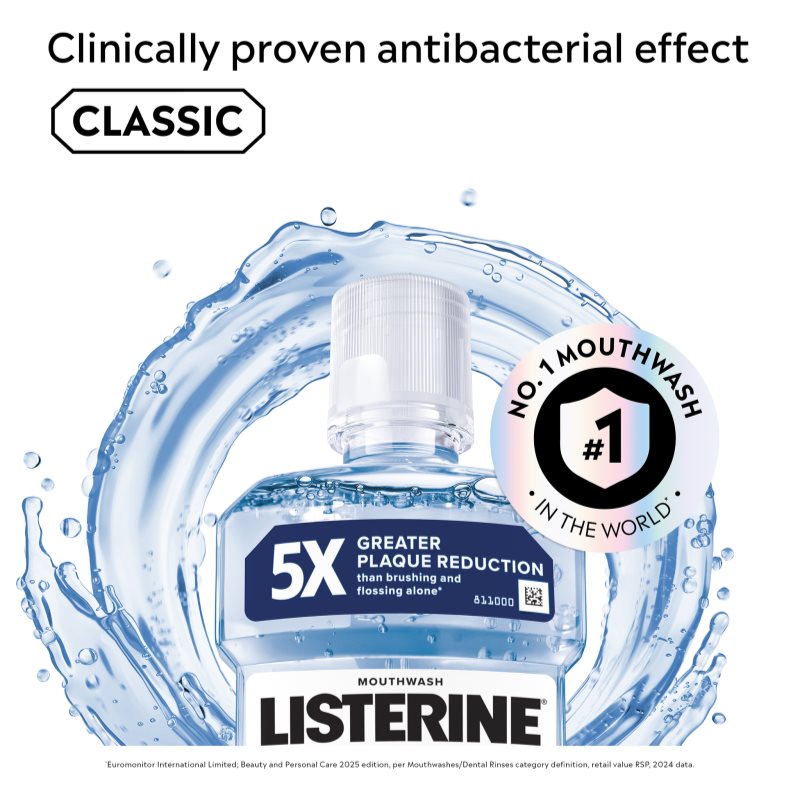 Listerine Stay White ústní voda s bělicím účinkem příchuť Arctic Mint 500 ml (obrázek 3)