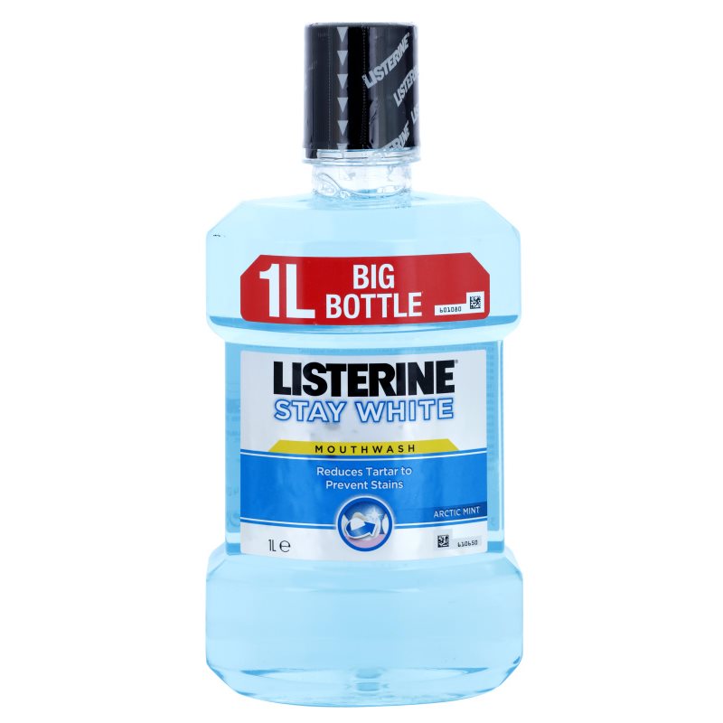 

Listerine Stay White рідина для полоскання рота з відбілюючим ефектом присмак Arctic Mint