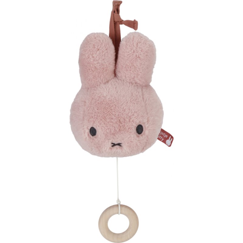 Little Dutch Music Box Miffy Fluffy Pink контрастна підвісна іграшка з мелодією 1 кс