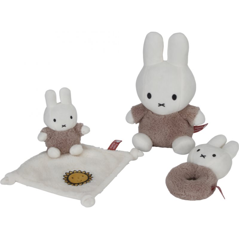 Little Dutch Miffy Fluffy Taupe darčeková sada (pre bábätká)