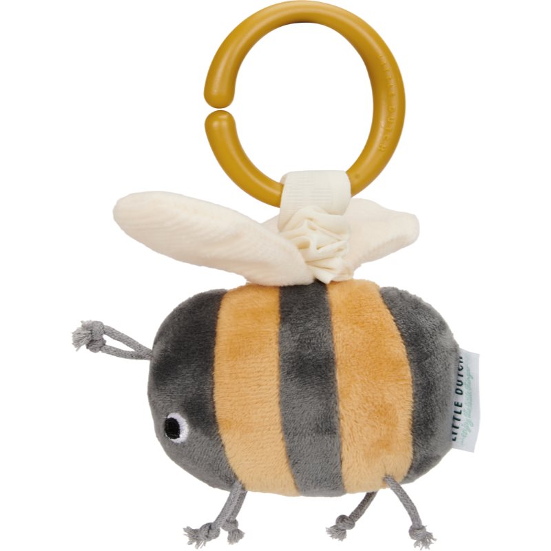 E-shop Little Dutch Pull and Shake Bumblebee kontrastní závěsná hračka 1 ks