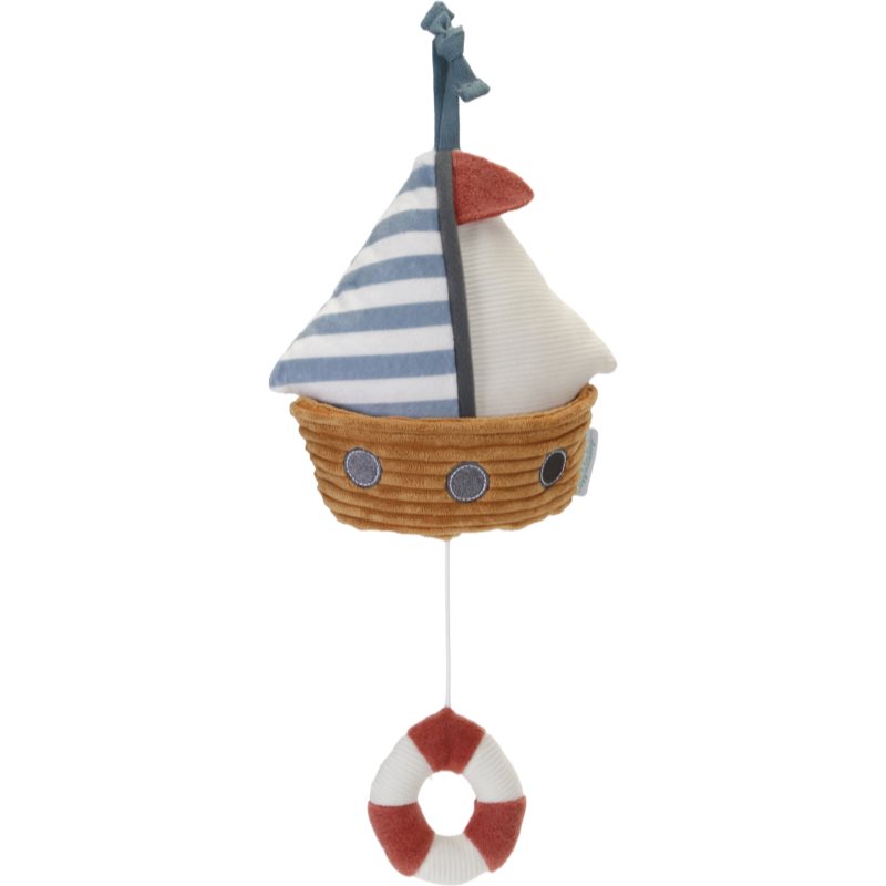 Little Dutch Music Box Toy Sailors Bay kontrastingas kabantis žaislas su melodija Sailors Bay 1 vnt.
