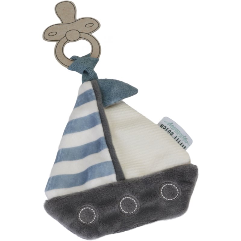 Little Dutch Cuddle Dummycloth Sailors Bay комфортер (серветка-сплюшка) з тримачем 1 кс