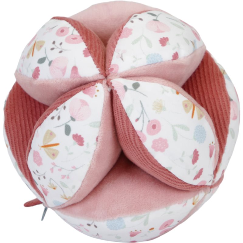 E-shop Little Dutch Gripping Ball Flowers & Butterflies textilní míček Flowers & Butterflies 1 ks
