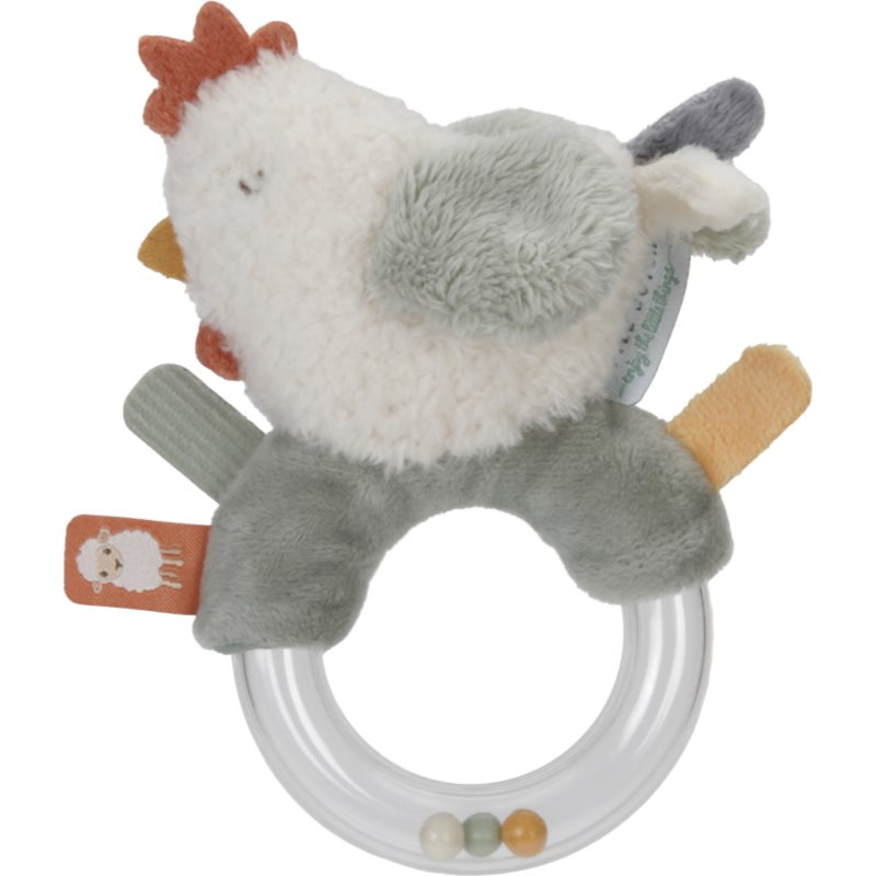 Little Dutch Little Farm Ring Rattle Chicken брязкальце 1 кс