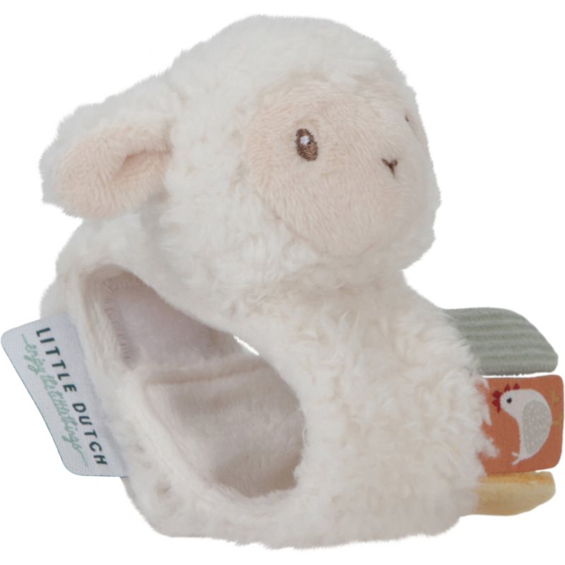 Little Dutch Little Farm Wrist Rattle Sheep брязкальце на руку 1 кс