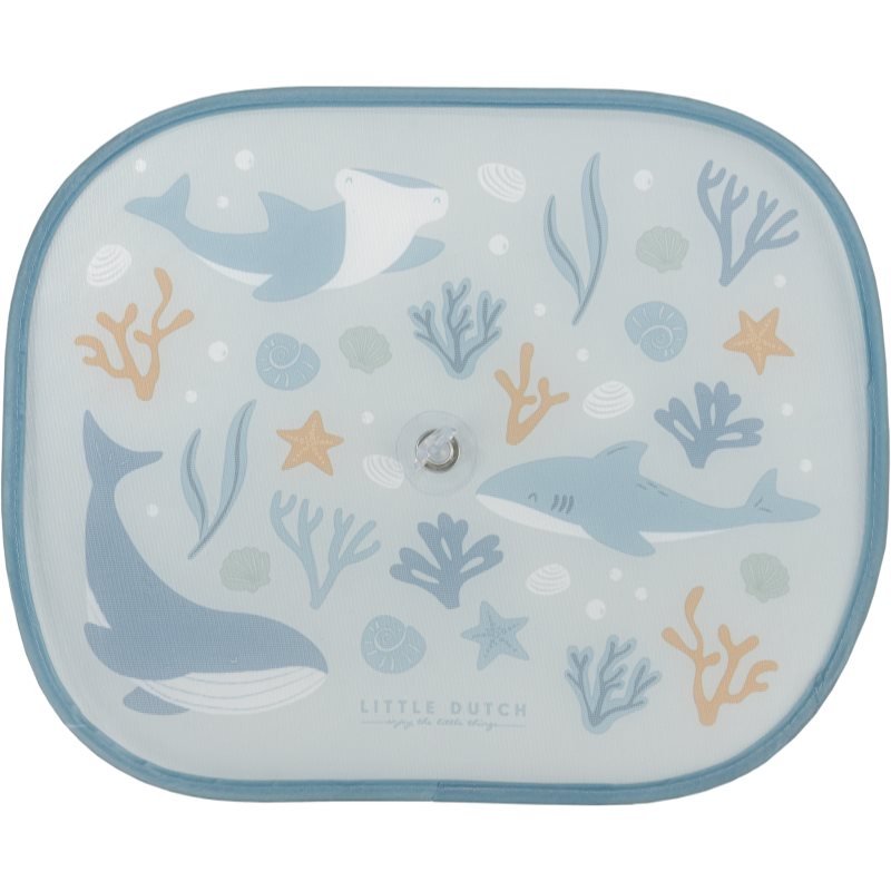 Little Dutch Ocean Dreams Car Sunshades сонцезахисна шторка 45 X 37 Cm Blue 2 кс