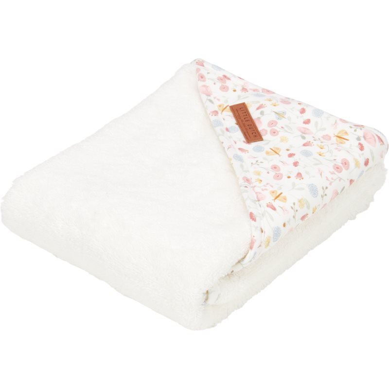 Little Dutch Hooded Towel Flowers & Butterflies банний рушник з капюшоном 75x75 см