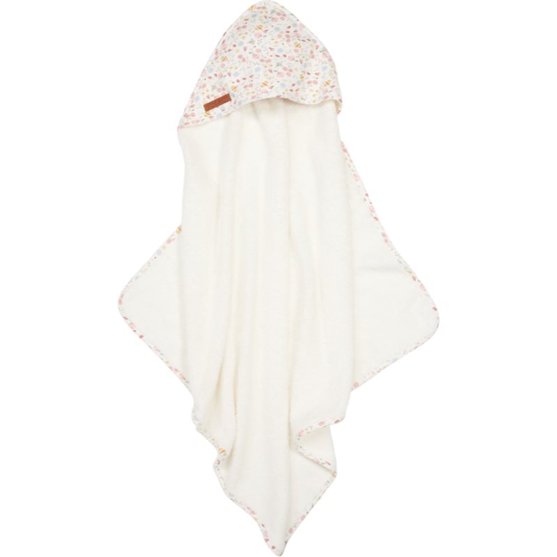 Little Dutch Hooded Towel Flowers & Butterflies банний рушник з капюшоном 75x75 см