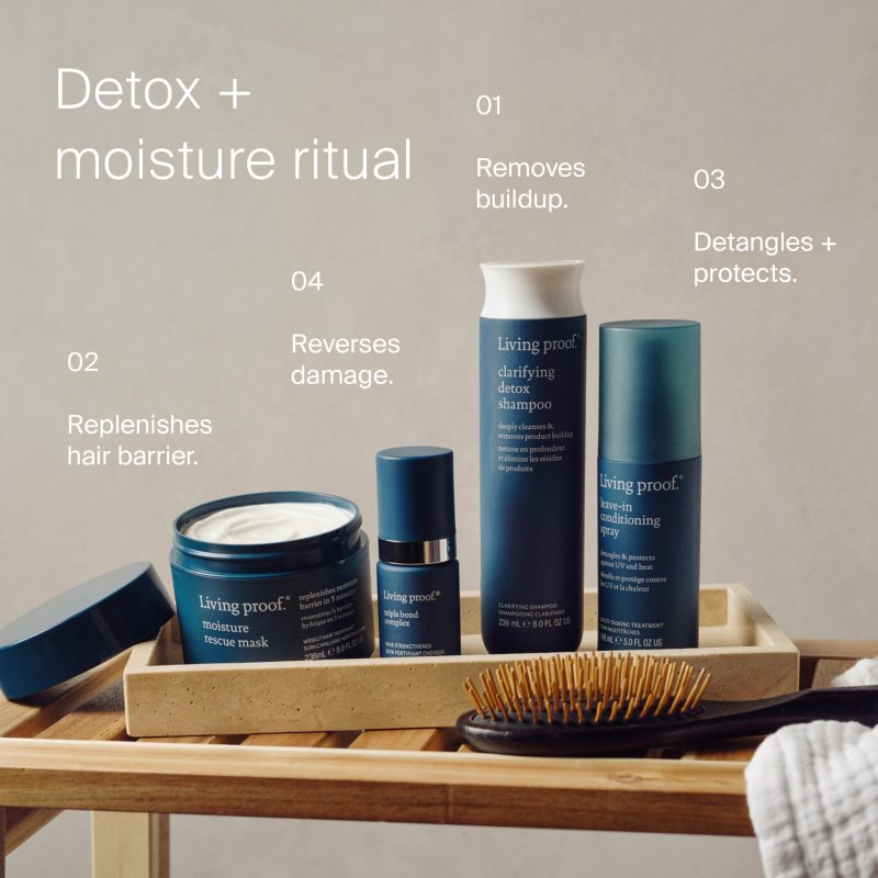Living Proof Moisture Rescue Mask regenerierende und feuchtigkeitspendende Maske für die Haare mit nahrhaften Effekt 236 ml (Bild 9)