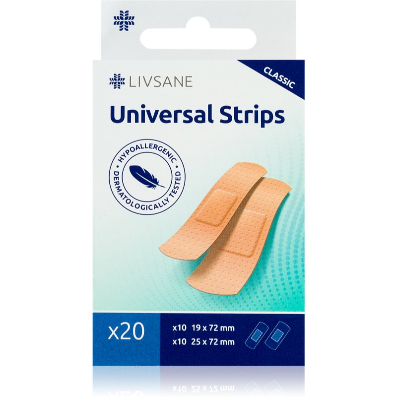 Livsane Sensitive Plaster Strips 20 pcs