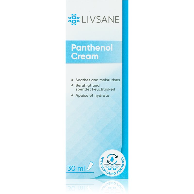 LIVSANE Panthenol Cream відновлюючий крем для подразненої шкіри 30 мл