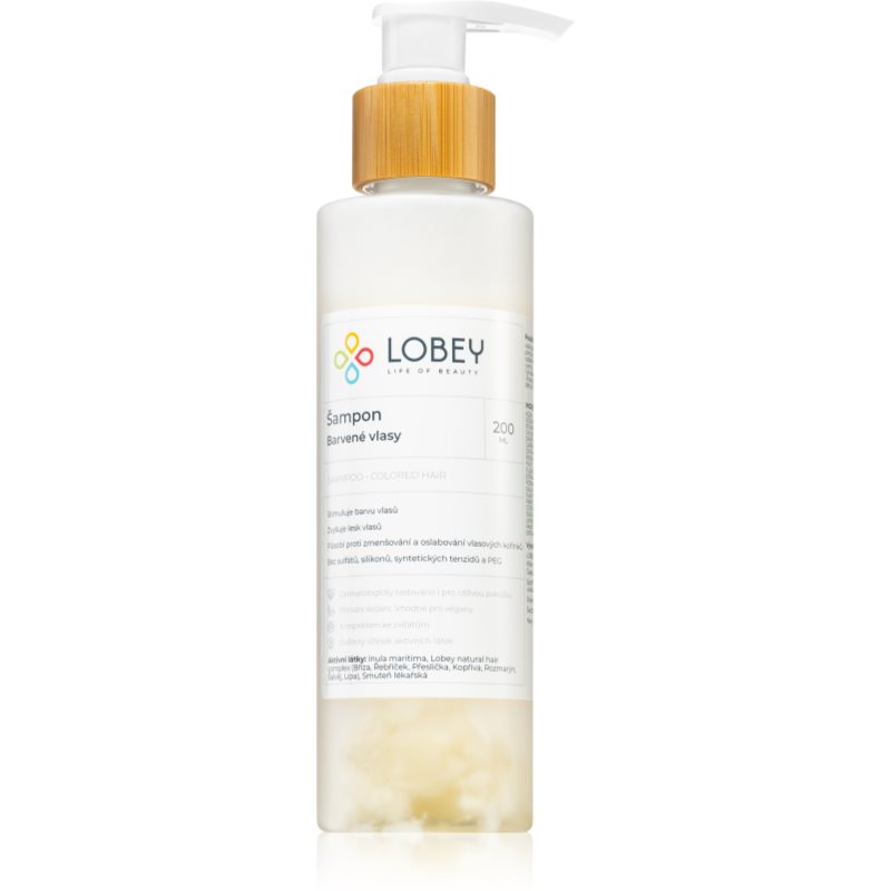 Lobey Hair Care šampūnas dažytiems plaukams 200 ml
