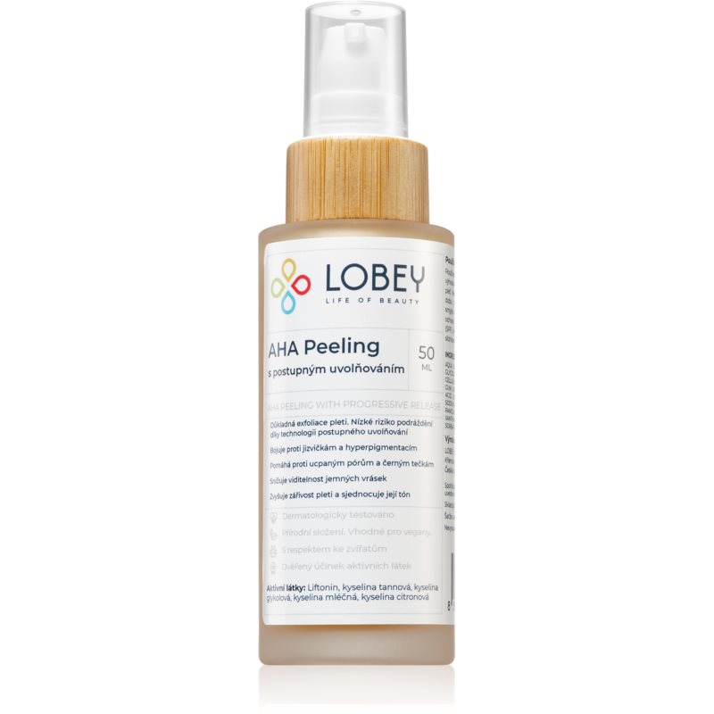 Lobey Skin Care Пілінг для шкіри обличчя з AHA 50 мл