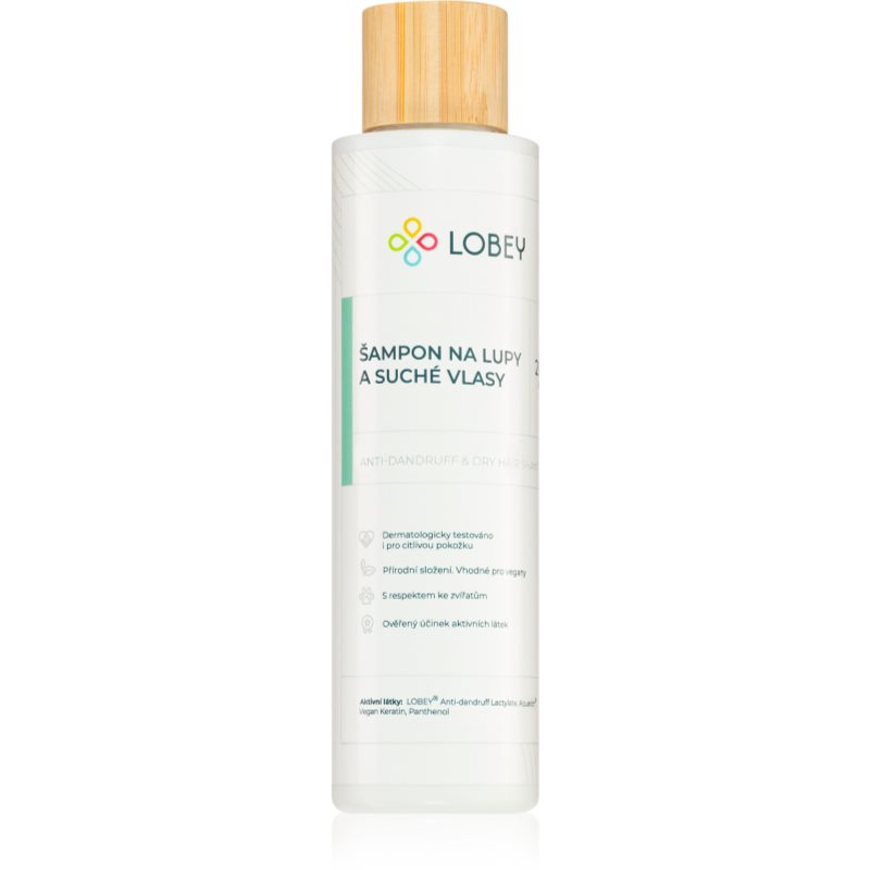 E-shop Lobey Hair Care šampon proti lupům pro suché vlasy 200 ml