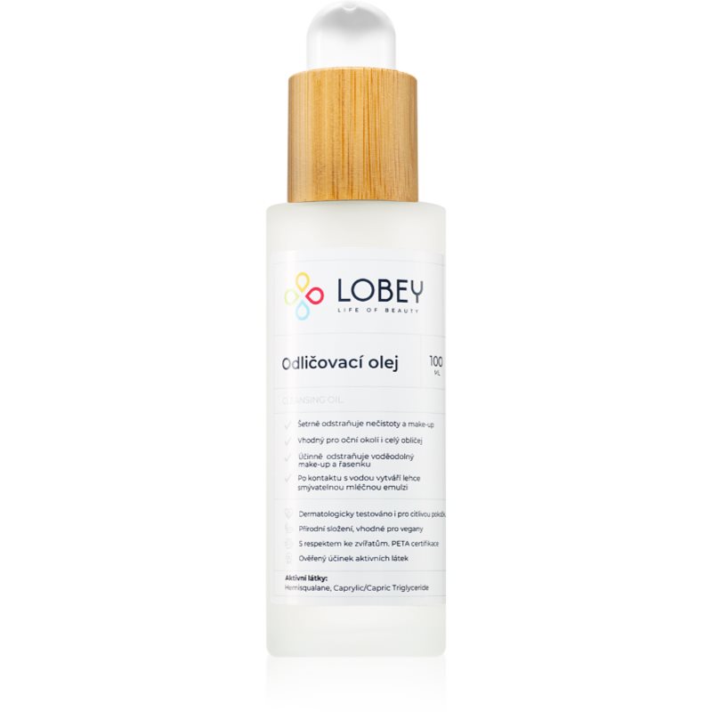 Lobey Skin Care Odličovací olej sminklemosó olaj 100 ml akciós termékkép 1