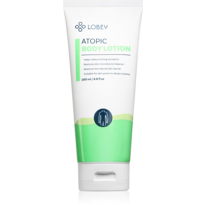 Lobey Atopic zklidňující tělové mléko pro suchou až atopickou pokožku 200 ml