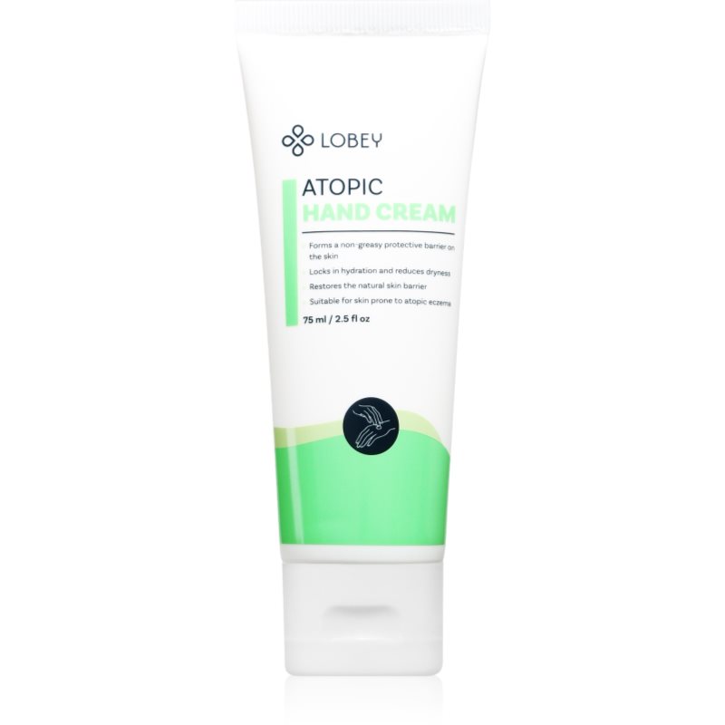 Lobey Atopic Handcrème voor Droge tot Atopie Huid 75 ml