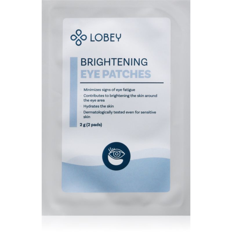 Lobey Skin Care Brightening Eye Patches hydrogélová maska na očné okolie 2 g