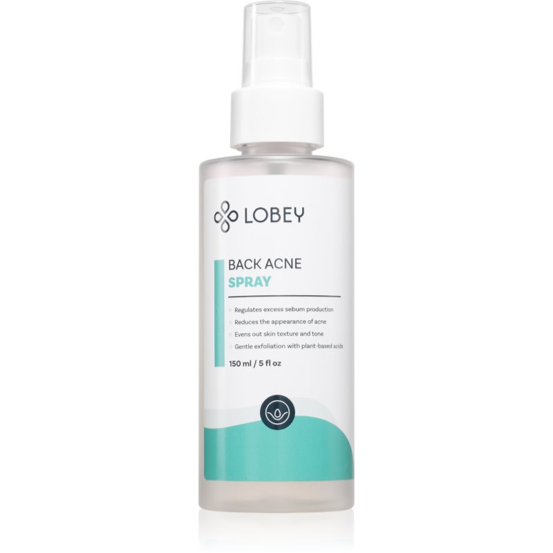 Lobey Body Care Back Acne Spray lokální péče proti akné na tělo 150 ml