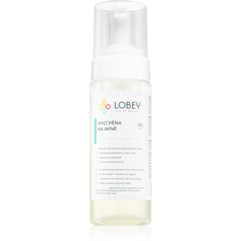 Lobey Face Cleanser піна для вмивання для шкіри, схильної до акне 150 мл
