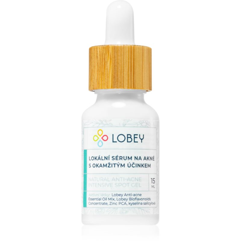 Lobey Skin Care vietinio poveikio priemonė nuo aknės 15 ml