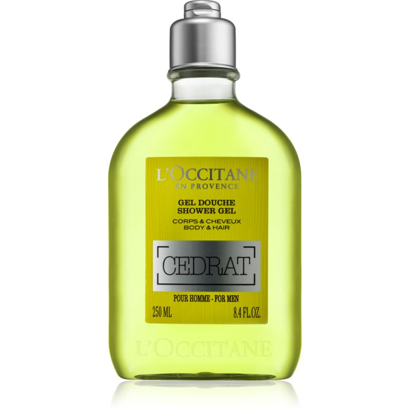 

L’Occitane Cedrat гель для душу для тіла та волосся для чоловіків