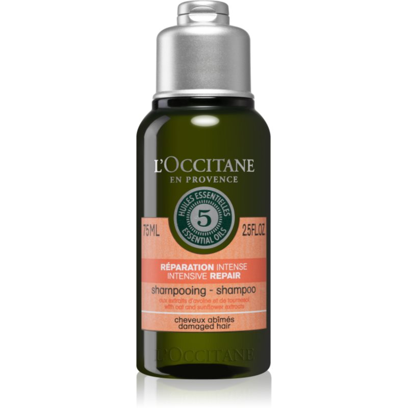 L’Occitane Aromachologie regeneruojamasis šampūnas sausiems ir pažeistiems plaukams 75 ml