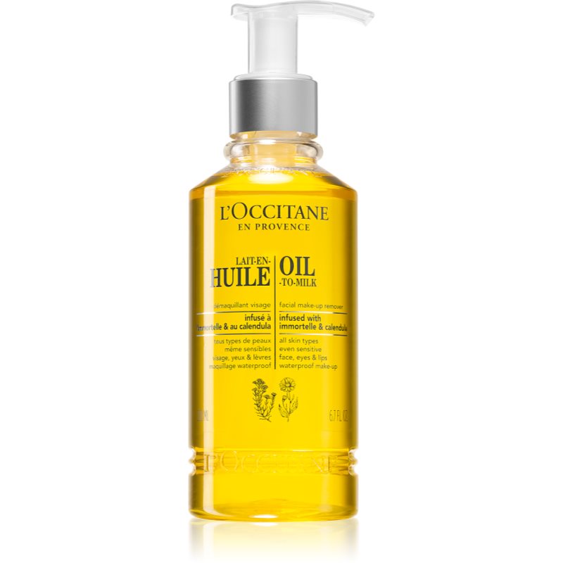 

L’Occitane Lait-En-Huile олійка для зняття макіяжу для сяючого вигляду шкіри
