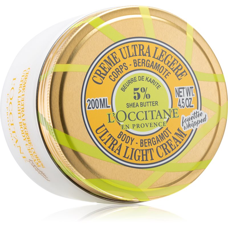 

L’Occitane Shea Butter Body-Bergamot Ultra Light Cream ультра-легкий крем для тіла з бамбуковою олійкою