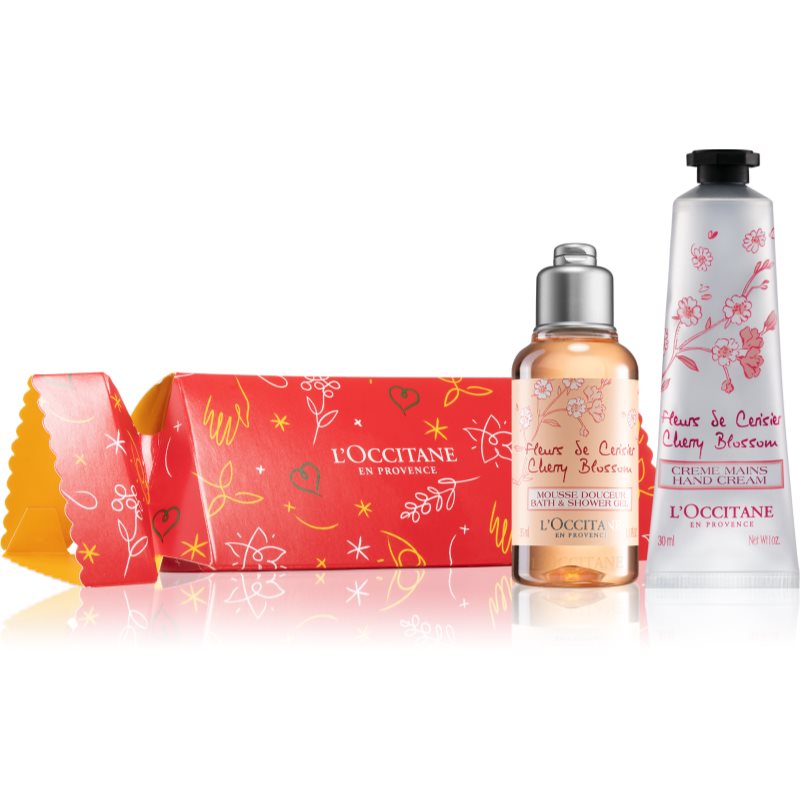 

L’Occitane Cracker Cherry Blossom Care косметичний набір для зволоженої шкіри тіла