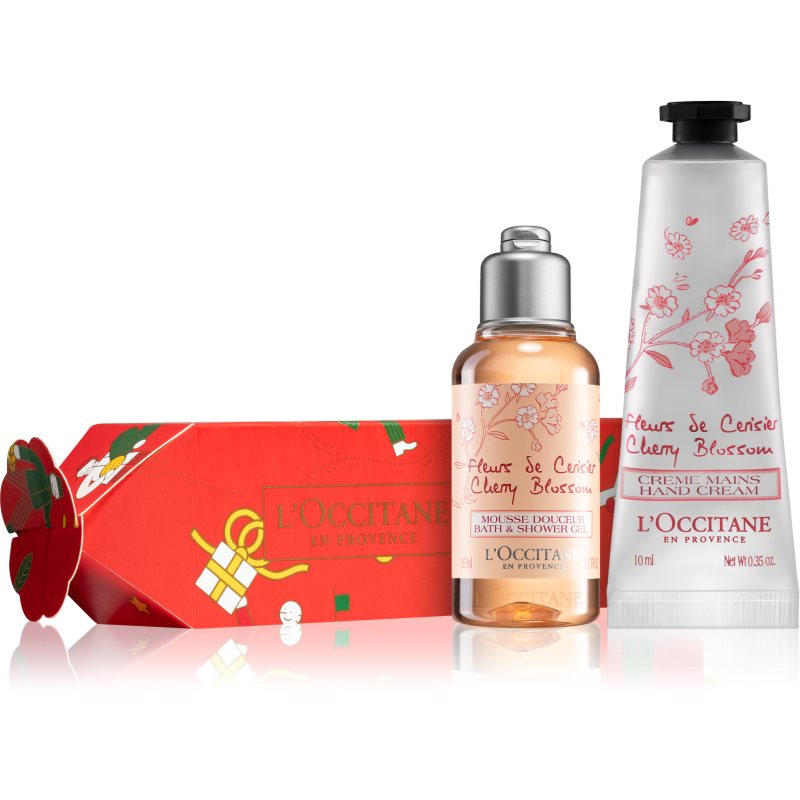 

L’Occitane Cracker Cherry Blossom подарунковий набір (для тіла та рук)