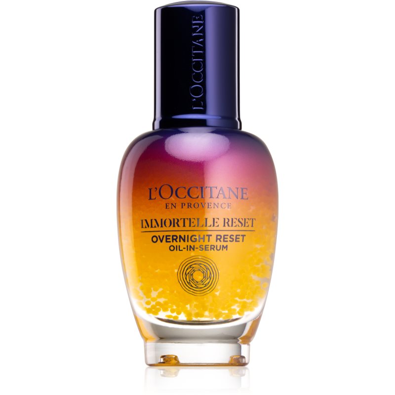 L’Occitane Immortelle Reset Overnight Reset Oil-in-Serum protivráskové rozjasňujúce sérum 30 ml