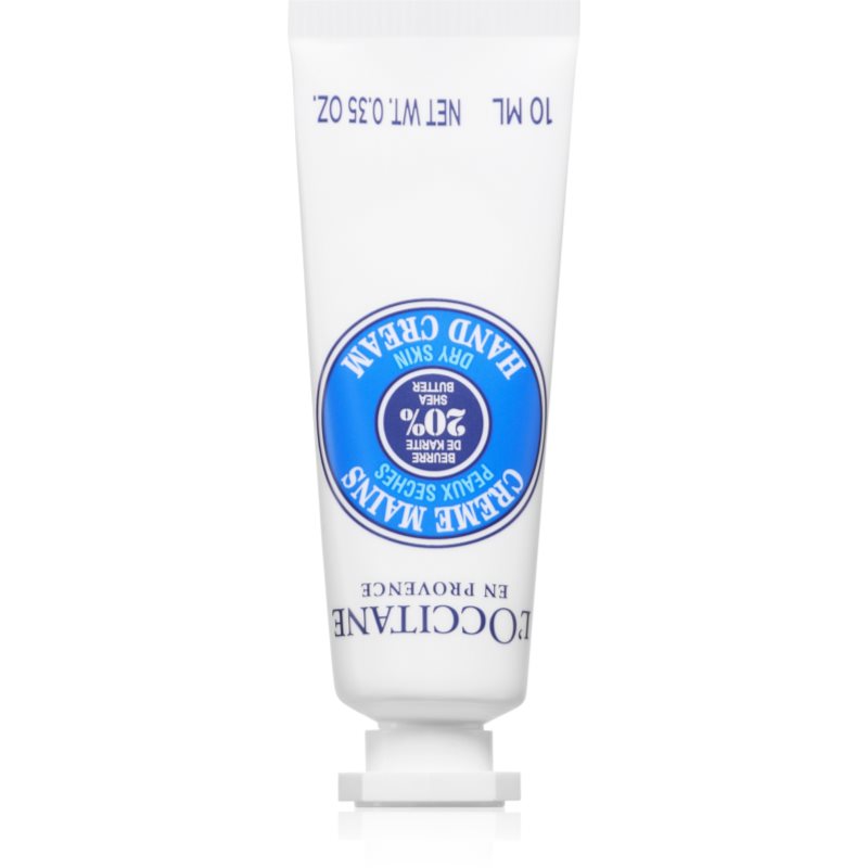 L’Occitane Shea Butter Hand Cream výživný krém na ruky 10 ml