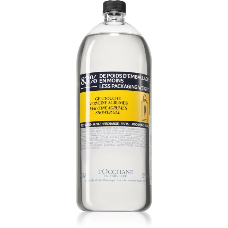 L’Occitane Verbena Citrus sprchový gel Refill 500 ml
