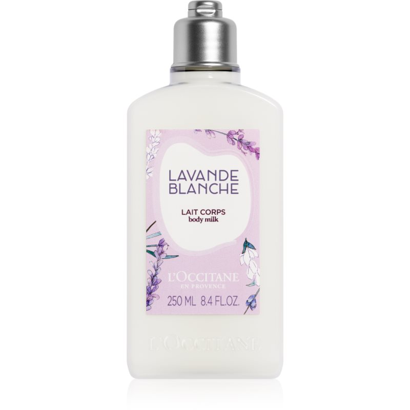 L’Occitane White Lavender zklidňující tělové mléko 250 ml