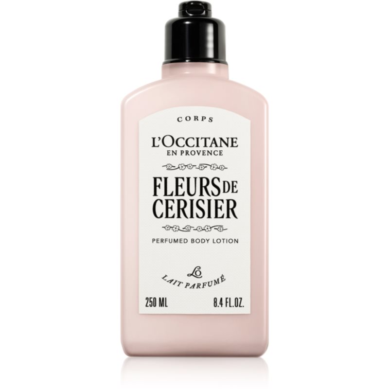 L’Occitane Fleurs de Cerisier Perfumed Body Lotion tělové mléko s parfemací třešňový květ 250 ml