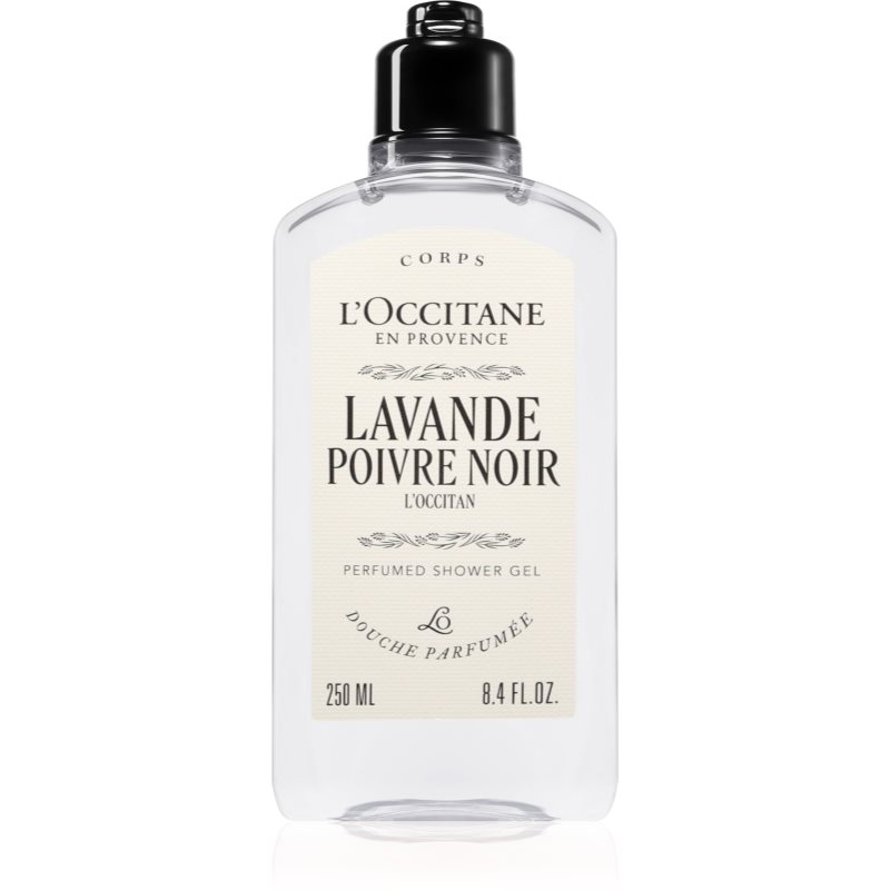 L’Occitane Lavande Poivre Noir Perfumed Shower Gel sprchový gél 250 ml