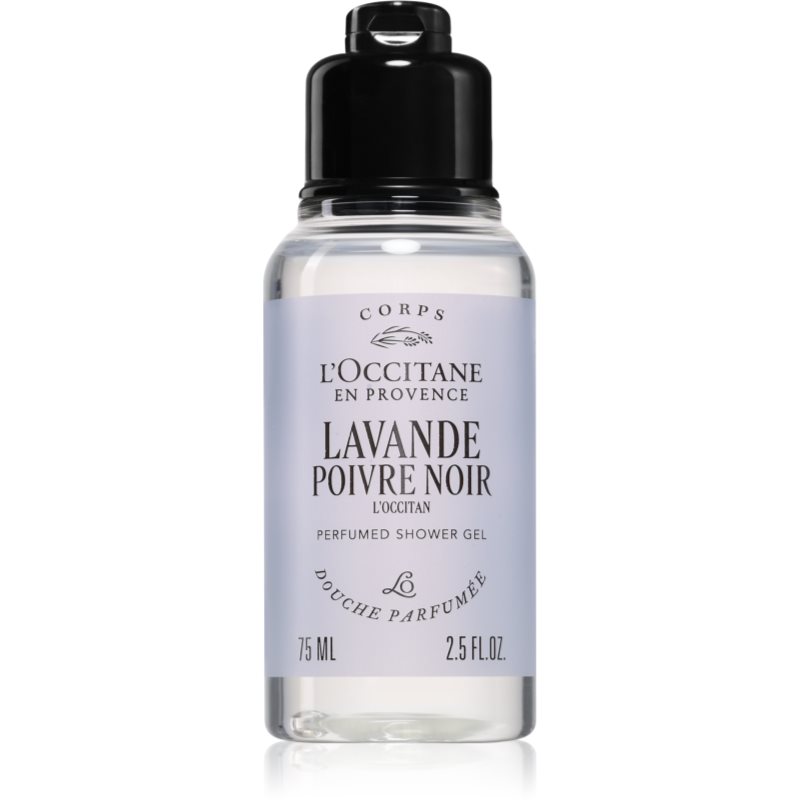 L’Occitane Lavande Poivre Noir Perfumed Shower Gel parfumovaný sprchovací gél 75 ml