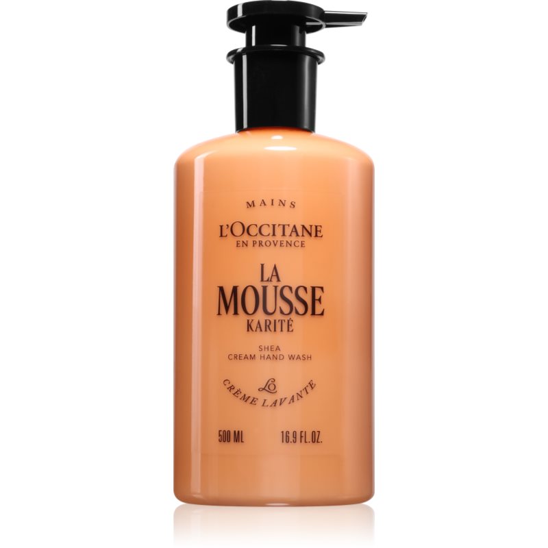 L’Occitane Shea Butter La Mousse krémové tekuté mydlo na ruky 500 ml