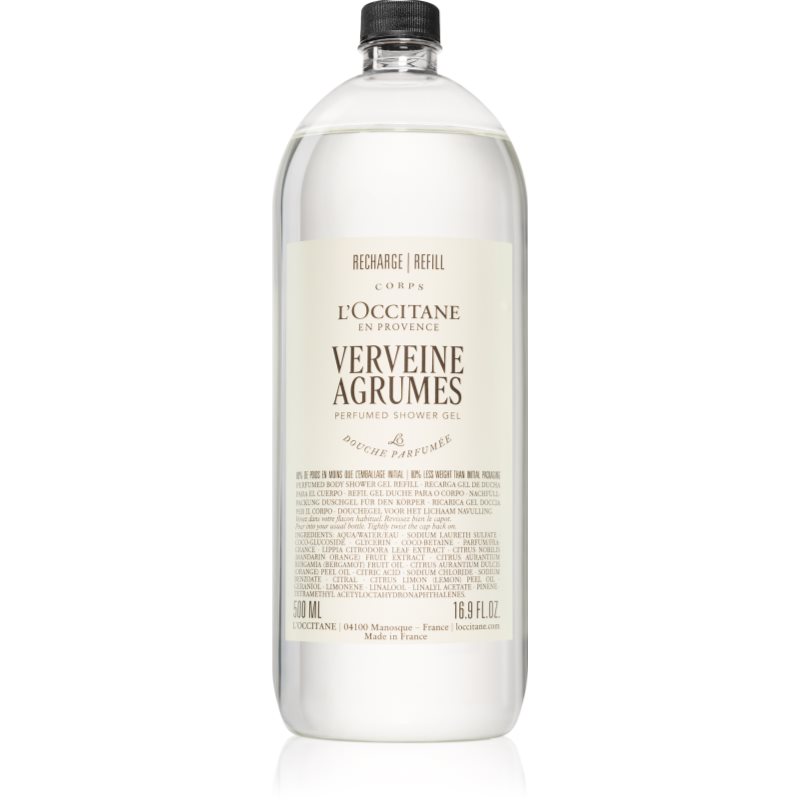 L’occitane Verveine Agrumes Shower Gel Shower Gel Refill 500 Ml