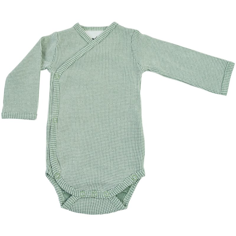 Lodger Romper Ciumbelle Size 56 Baby Onesie With Long Sleeves Peppermint 1 Pc