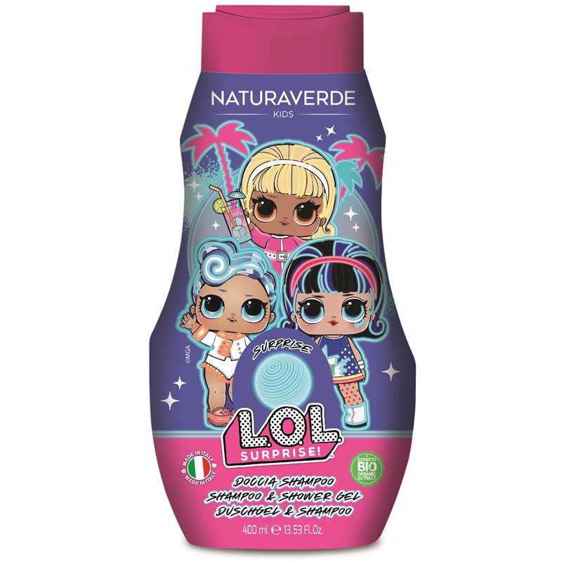 L.O.L. Surprise Shampoo And Shower Gel šampūnas ir dušo želė vaikams 400 ml