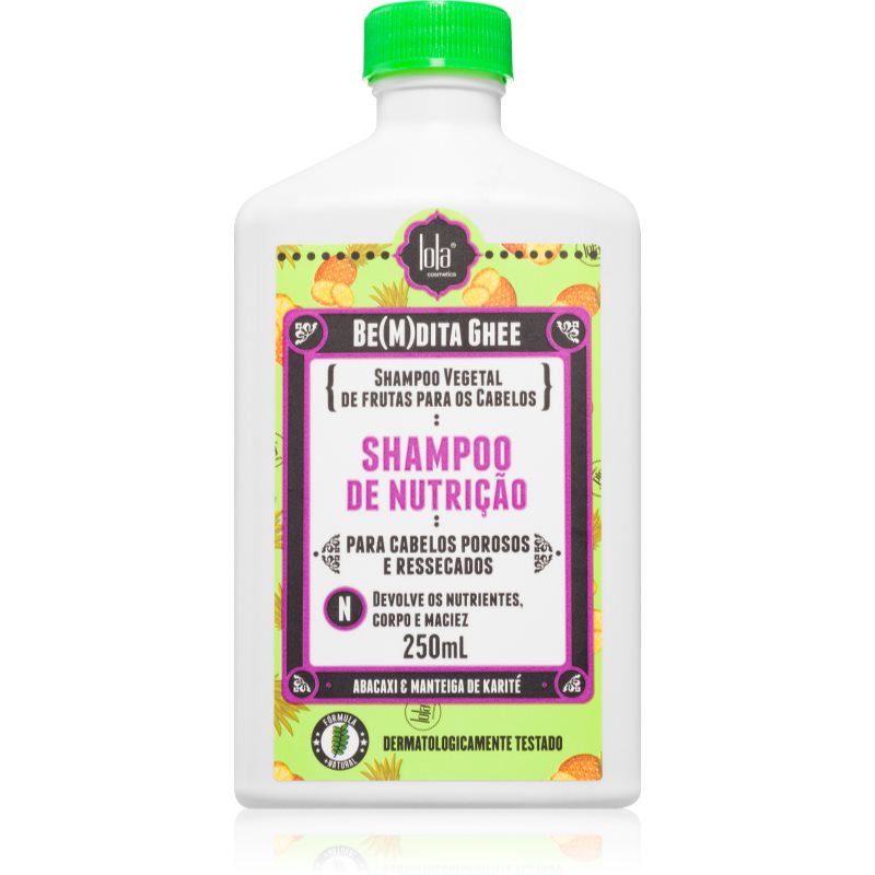 Lola Cosmetics BE(M)DITA GHEE SHAMPOO DE NUTRIÇÃO hranilni šampon za lase 250 ml