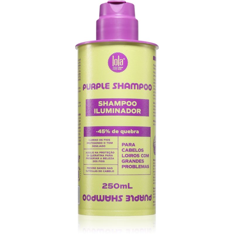 Lola Cosmetics Shampoo Iluminador vijoličen šampon za blond lase 250 ml