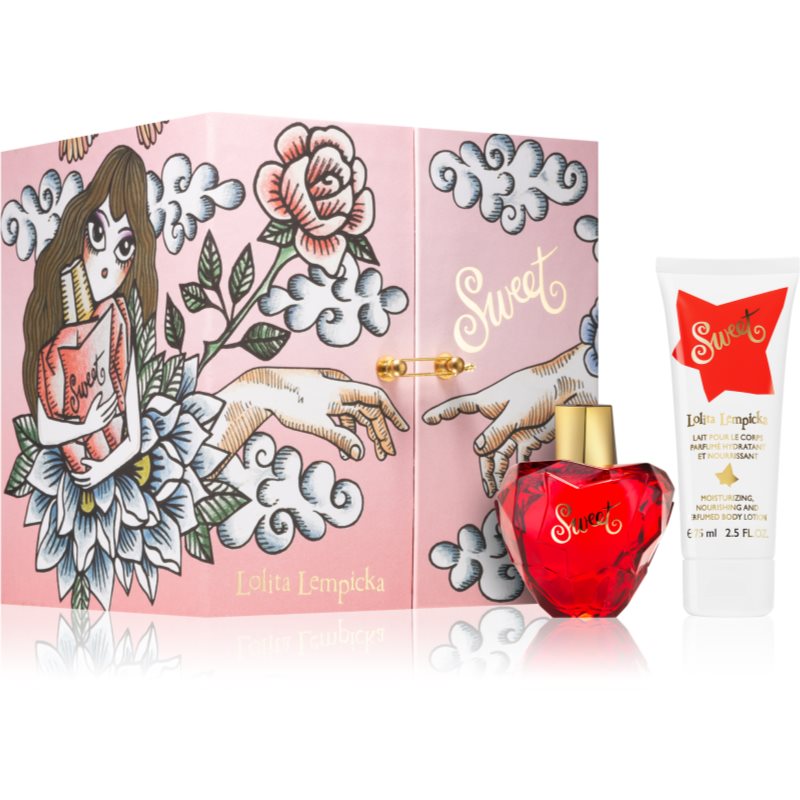 Lolita Lempicka Sweet darčeková kazeta parfumovaná voda 50 ml + telové mlieko 75 ml pre ženy