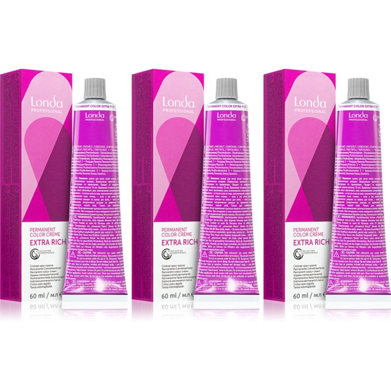 Londa Professional Permanent Color Extra Rich farba na vlasy výhodné balenie odtieň 8/44
